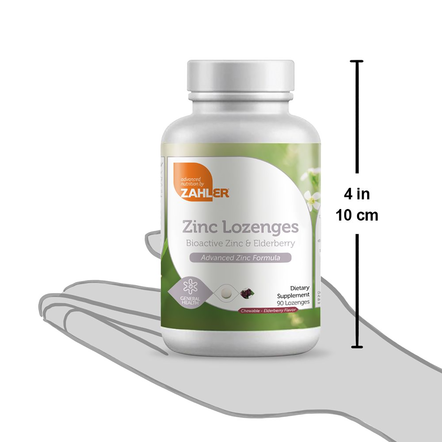 Zinc Lozenges - 90 Lozenges (90 Servings)
